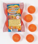5 Orangen aus Kunststoff im Netz - von Polly