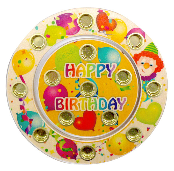 Geburtstagsringe "Happy Birthday", klein