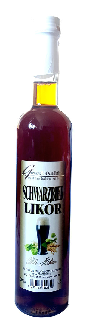 Schwarzbier Likör 0.50l 30% Vol. von Grenzwald Destillation