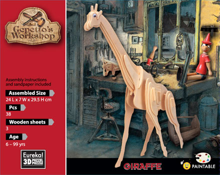 Bastelset Gepetto's Giraffe , ca.29,5cm