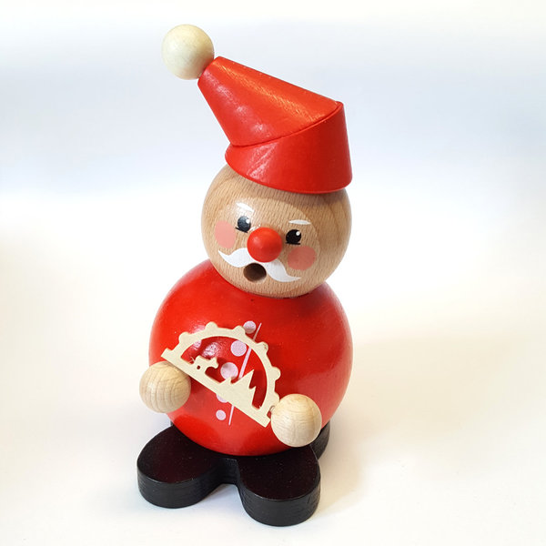 Hess - Räucherfigur Weihnachtsmann mit Schwibbogen